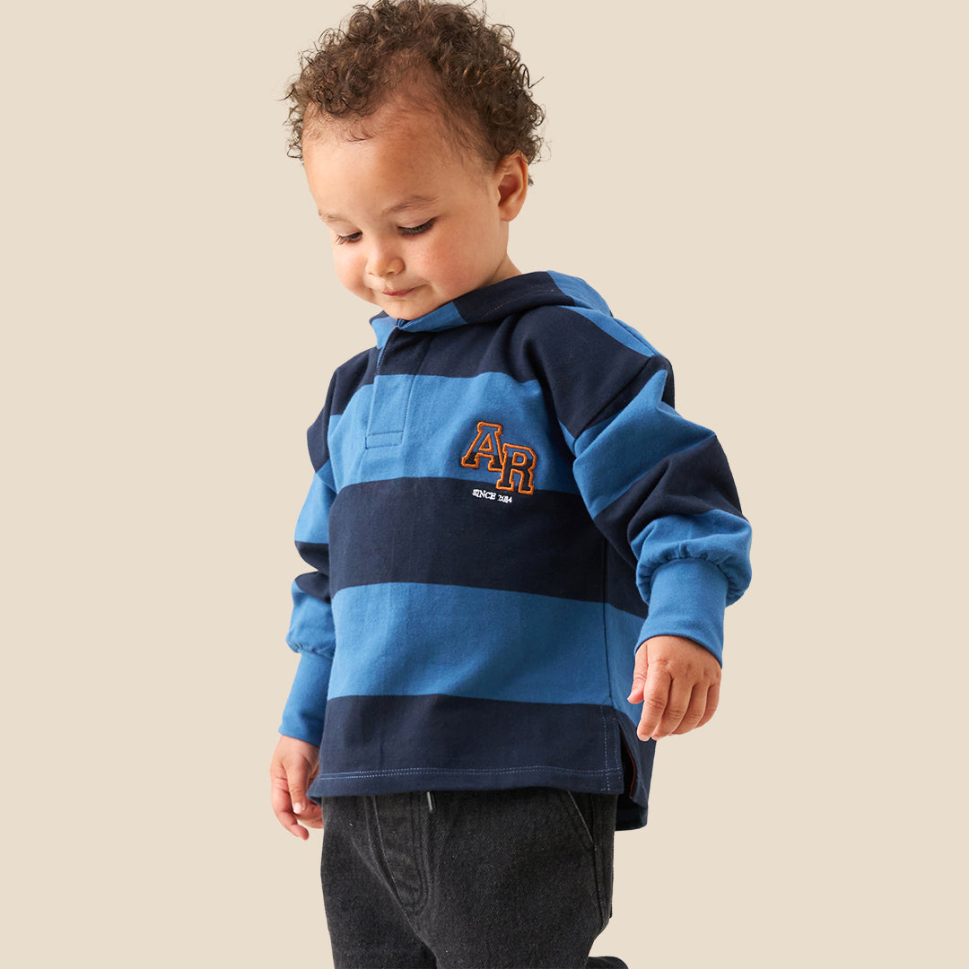 Baby Boys Printed Blue T-shirts - Angel & Rocket