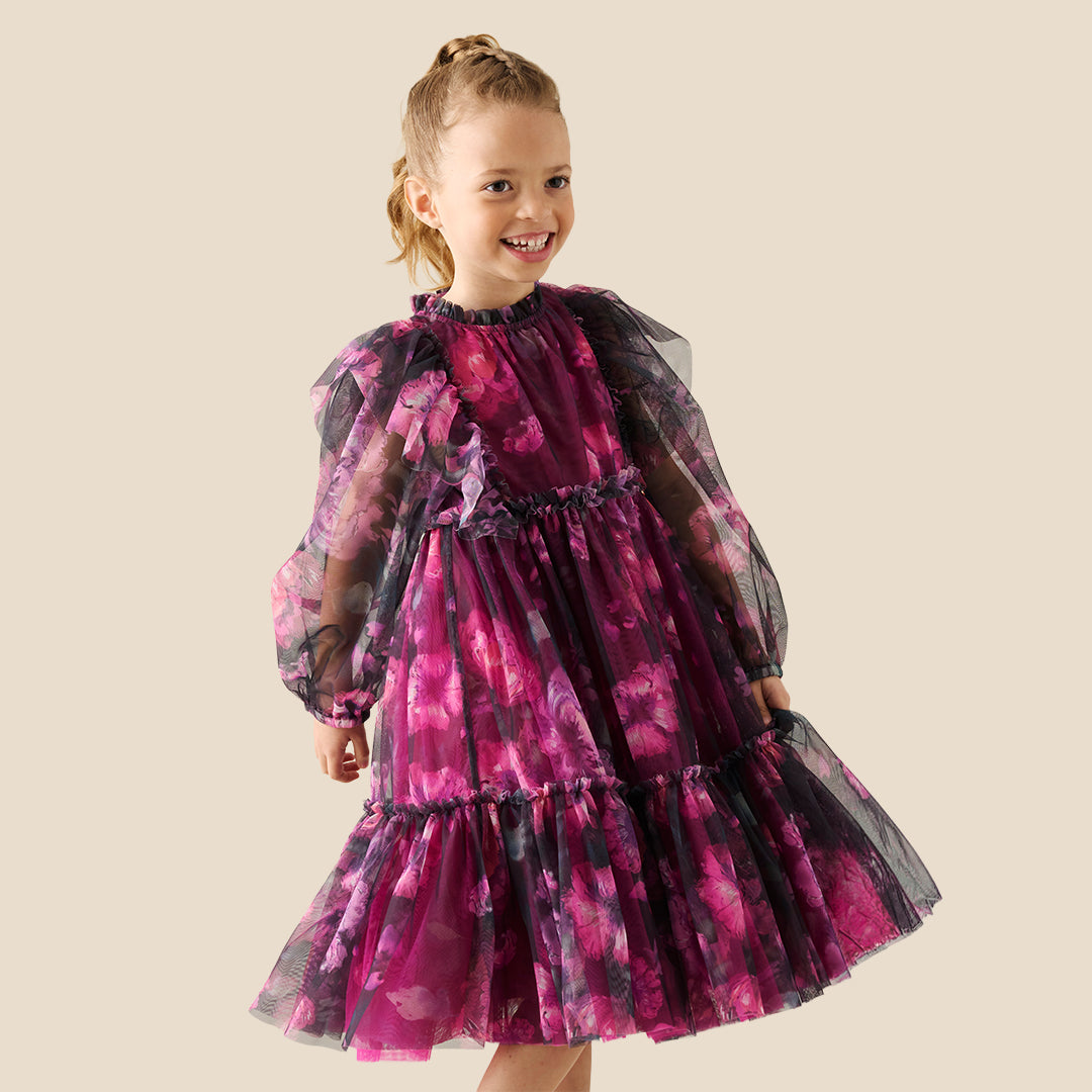 Girls Printed Multi Dresses - Angel & Rocket