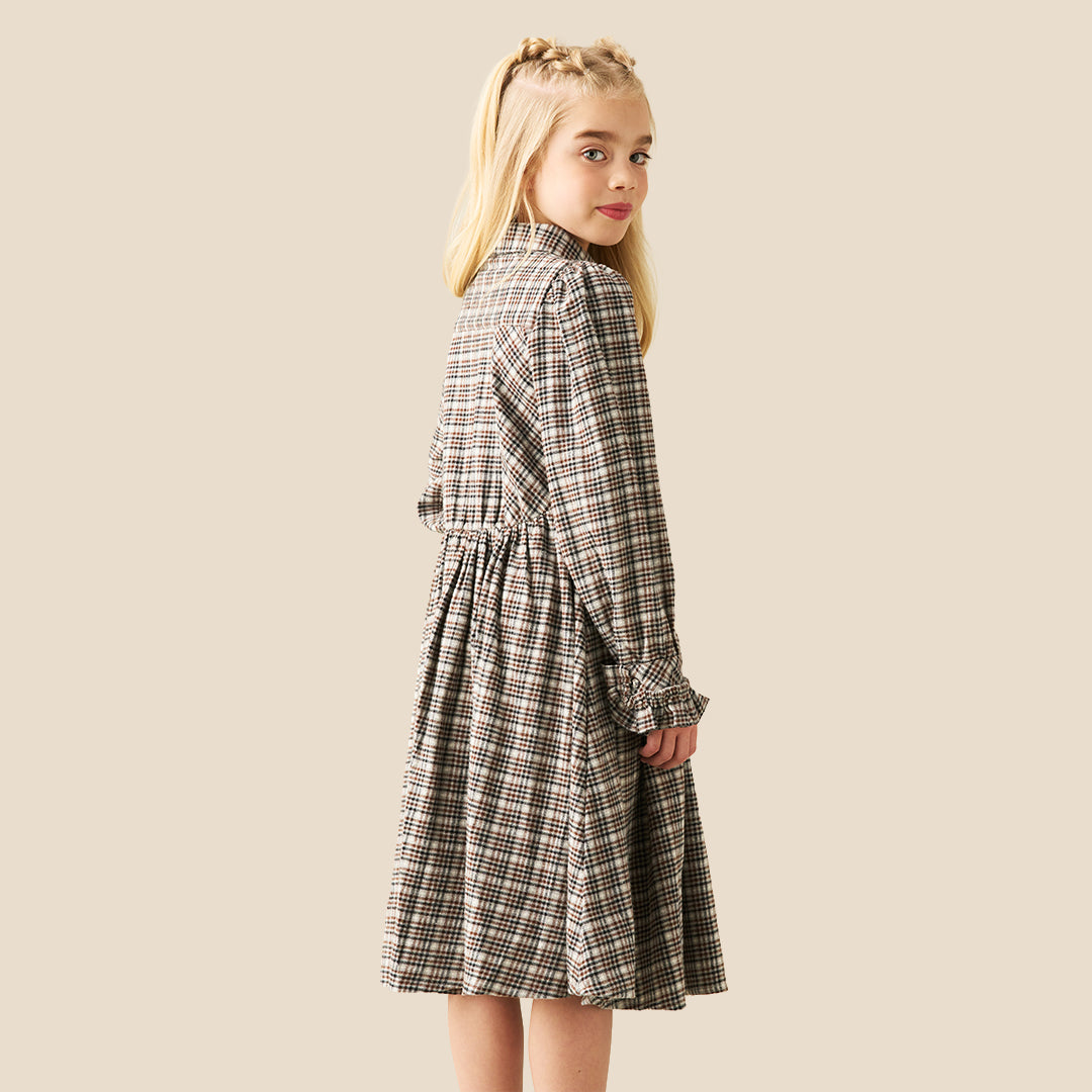 Marcia Check Shirt Dress