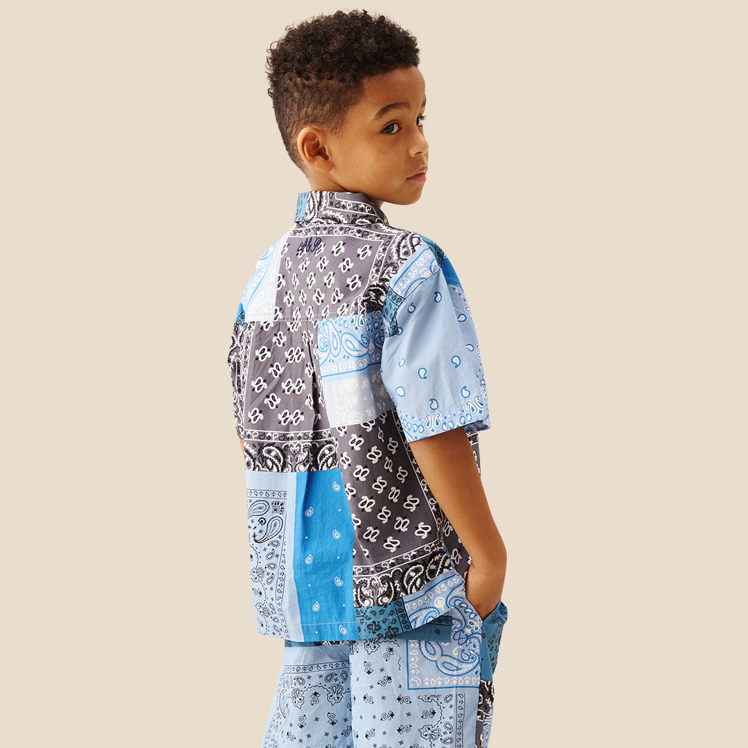 Bryson Bandana Print Shirt - Angel & Rocket