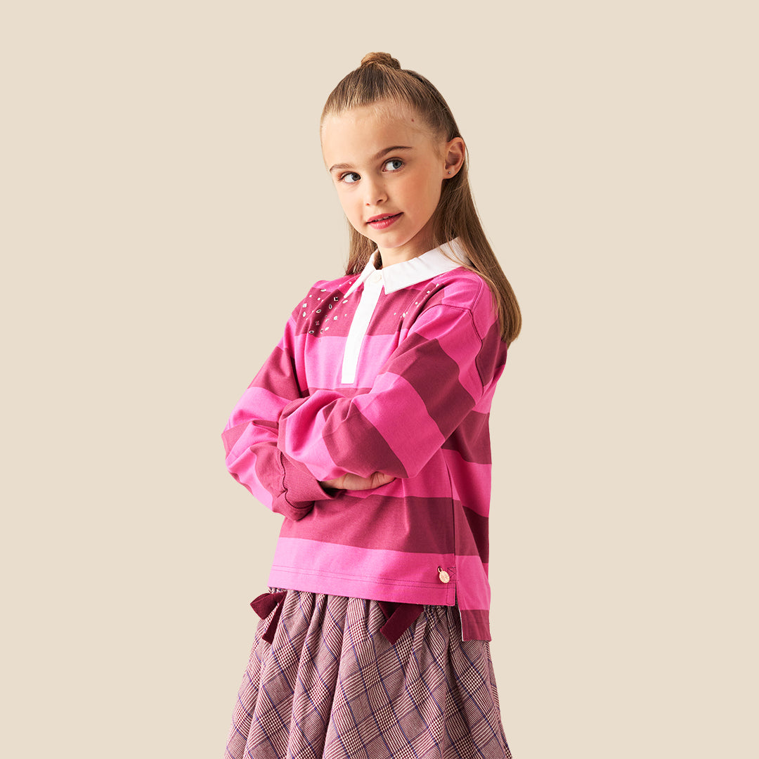 Marlie Jewelled Stripe Rugby