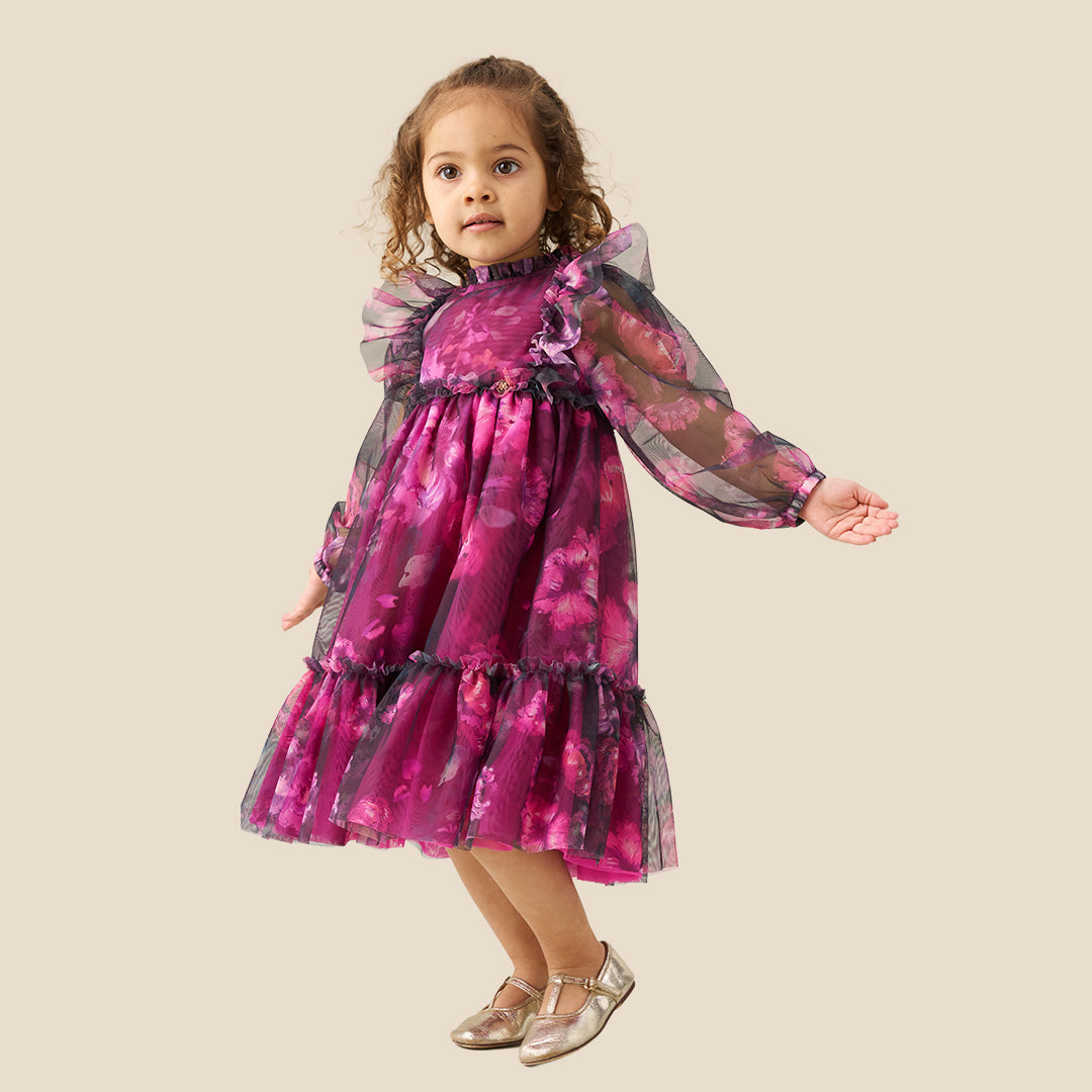 Baby Girls Printed Multi Dresses - Angel & Rocket