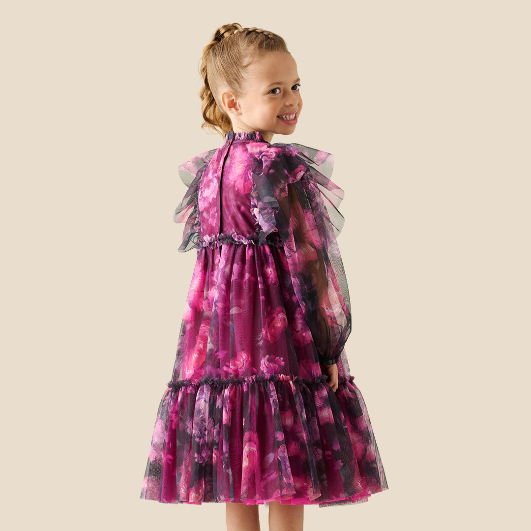 Girls Printed Multi Dresses - Angel & Rocket