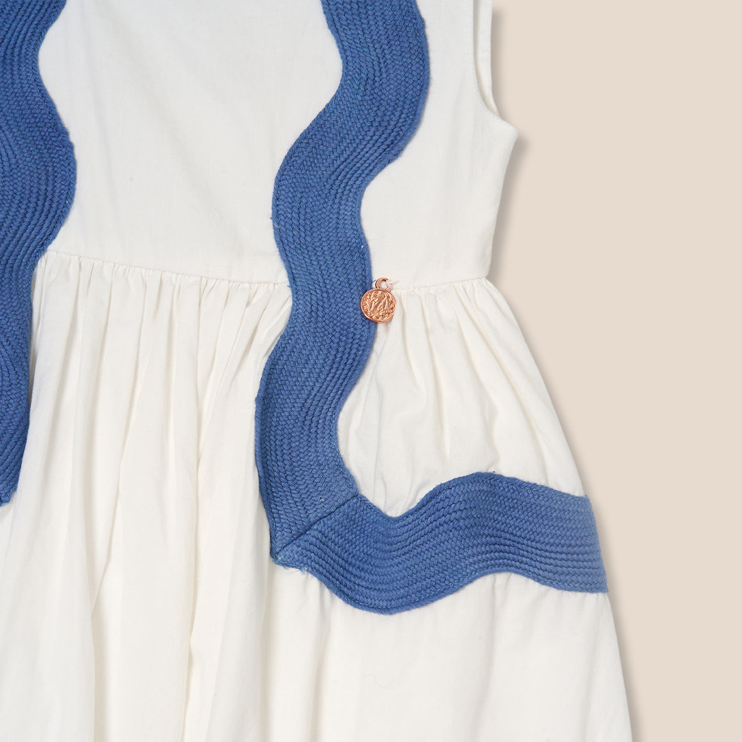 Avery Ric Rac Panelled Dress