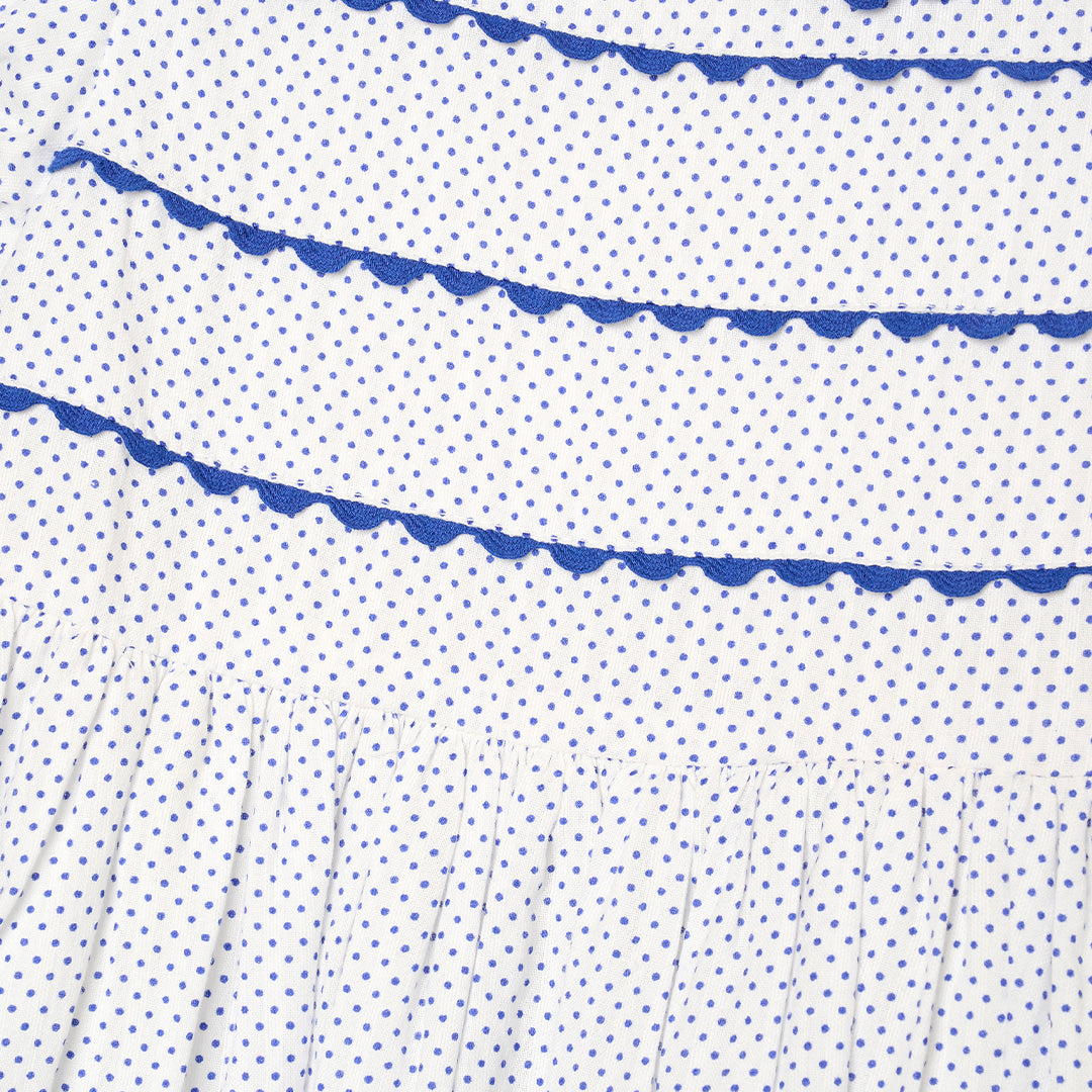 Lottie Spot Puff Sleeve Dress - Angel & Rocket