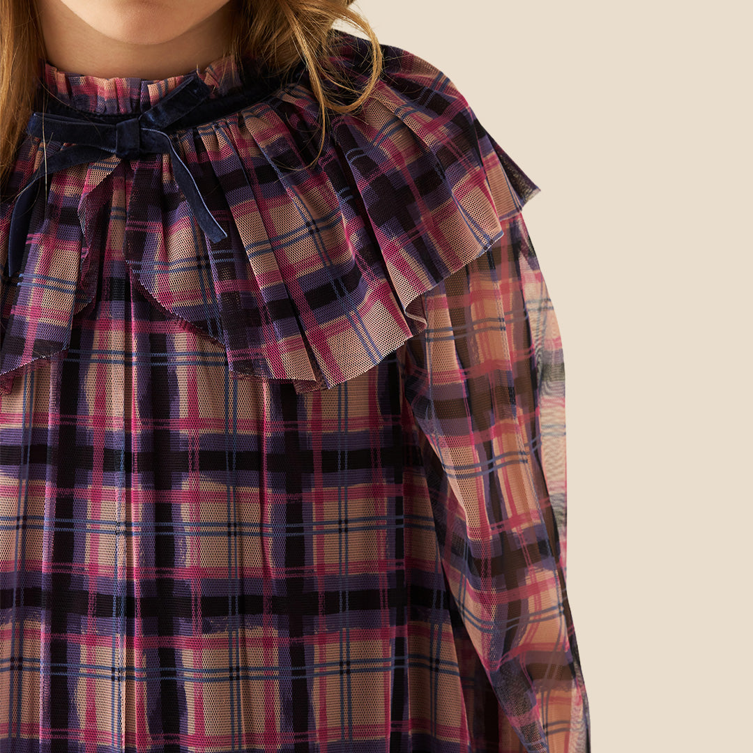 Girls Printed Pink Dresses - Angel & Rocket