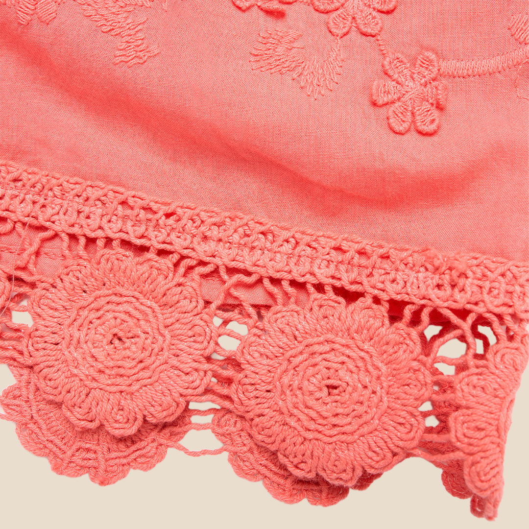 Mila Crochet Hem Shorts - Angel & Rocket
