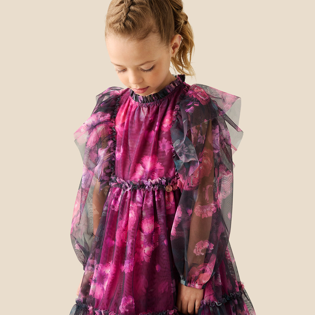 Girls Printed Multi Dresses - Angel & Rocket
