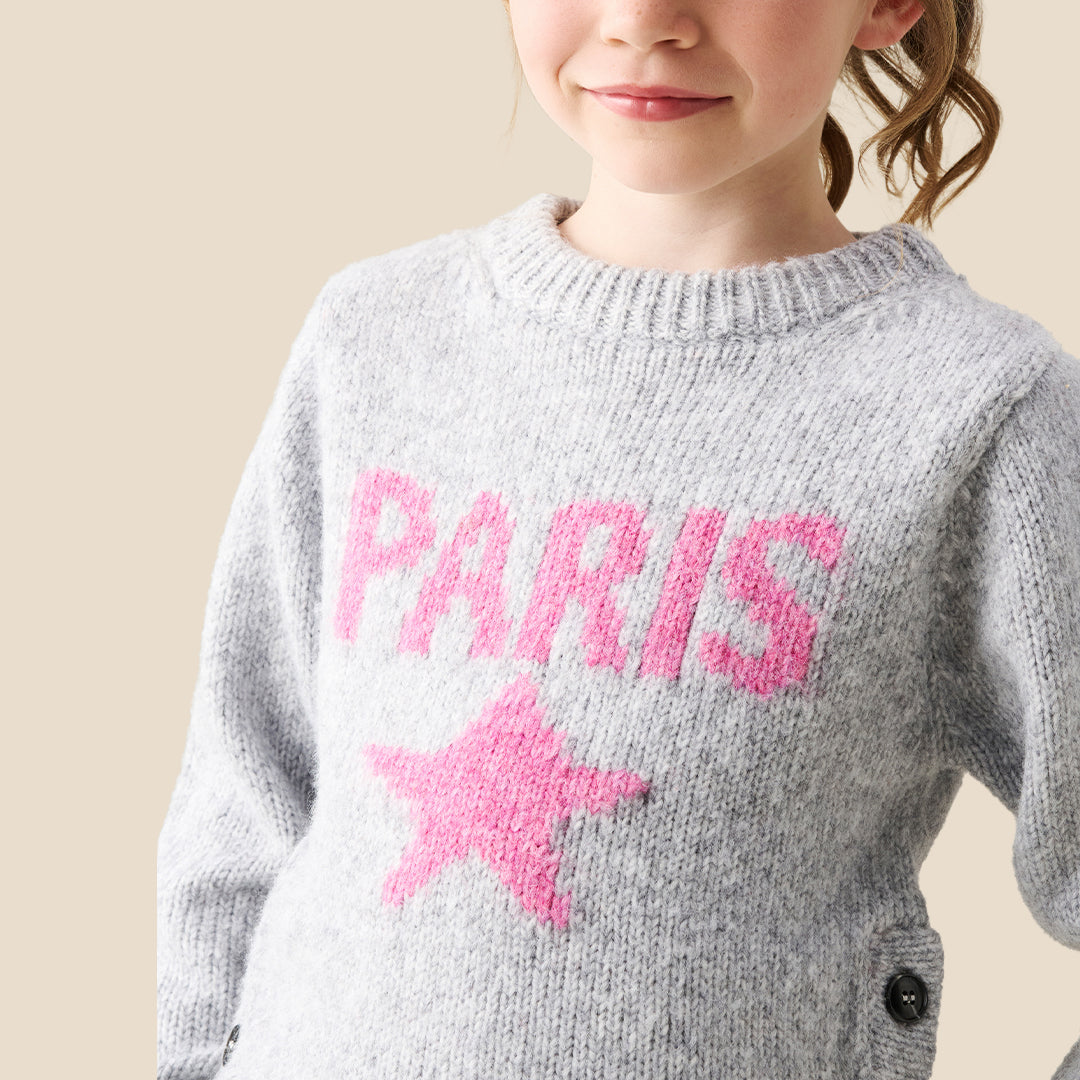 Angel & Rocket Girls Solid Navy Sweaters