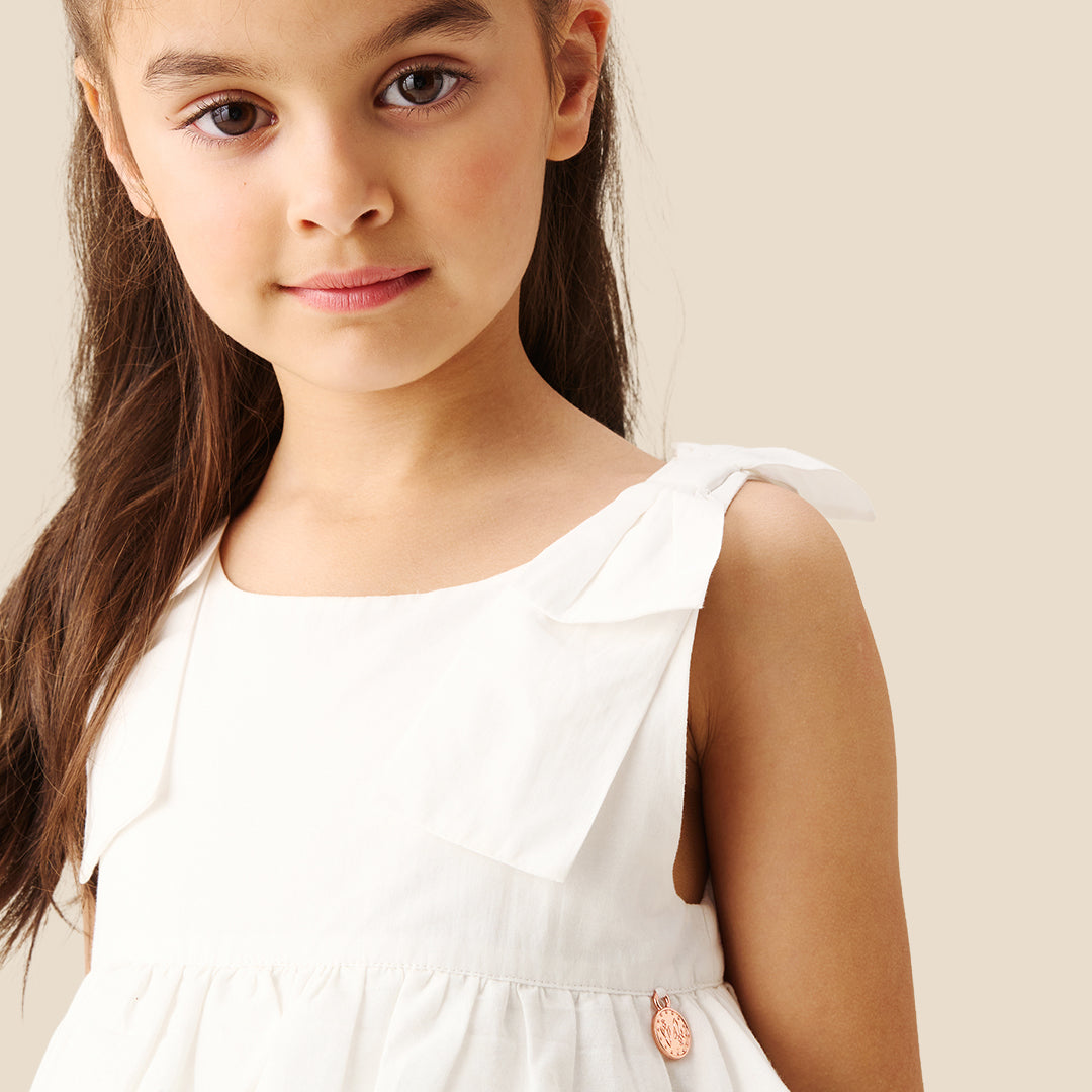 Yasmine Bow Strap Detail Tiered Midaxi Dress - Angel & Rocket