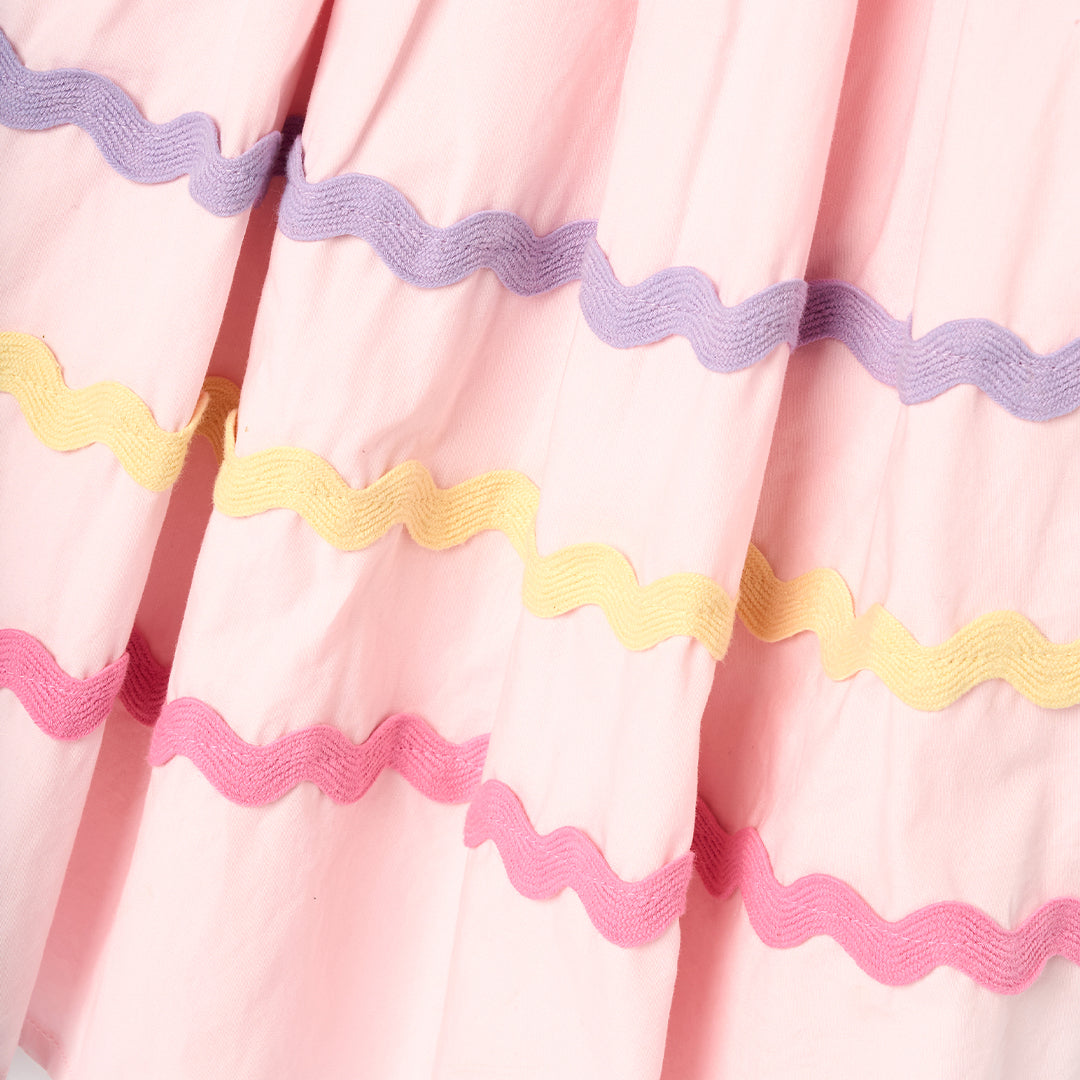 Mia Wide Ric Rac Dress - Angel & Rocket