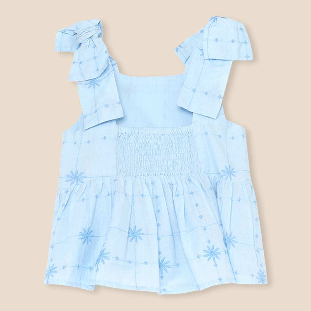 Nellie Tie Detail Embroidered Cami