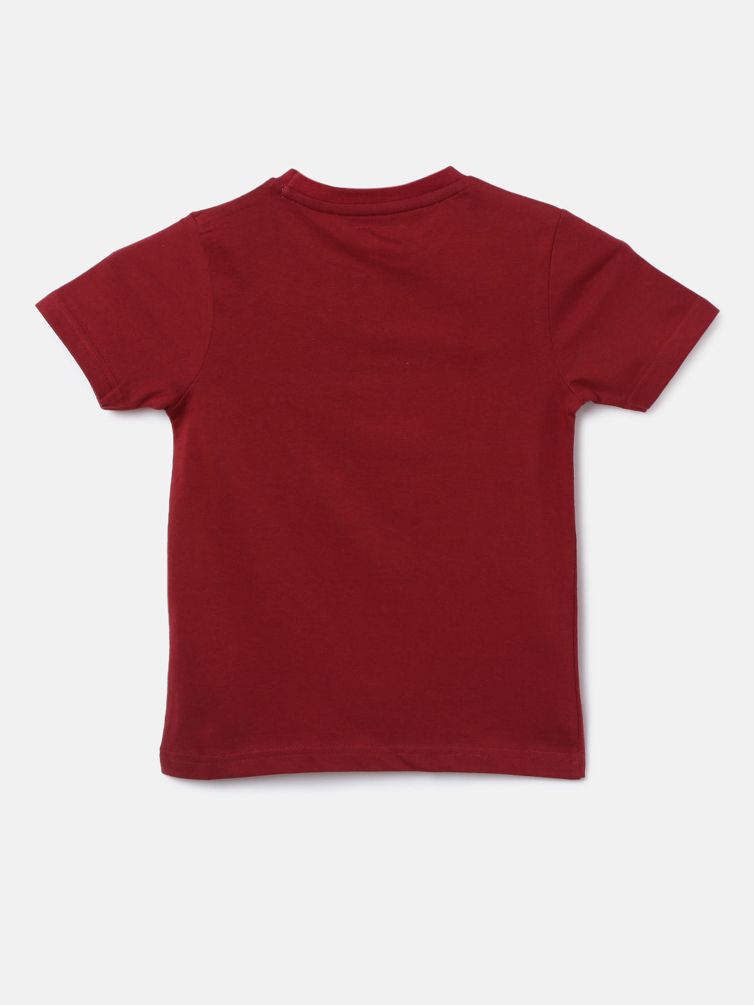 Boys Big Ben City Printed Round Neck Red T-Shirt