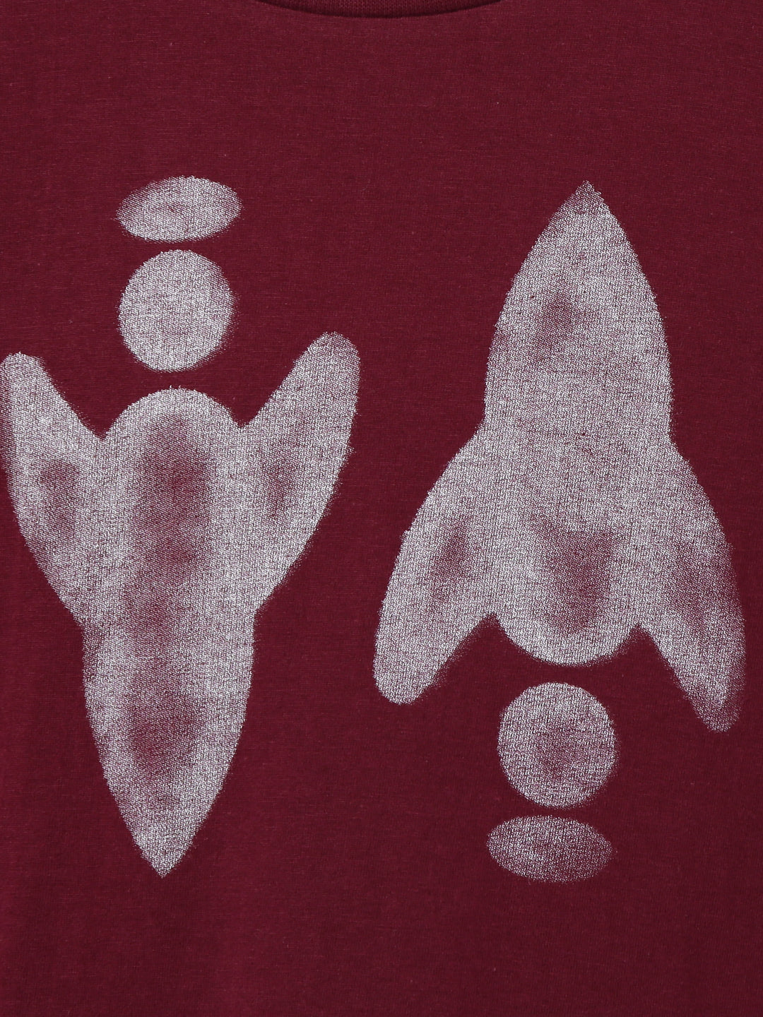 Boys Brand Logo Printed Maroon T-Shirt