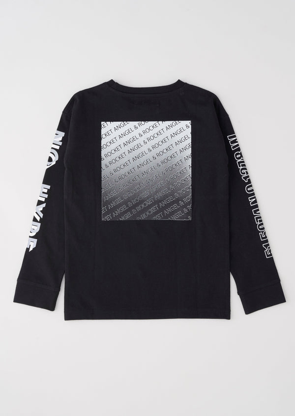 Boys Graphic Printed Black Sweatshirt