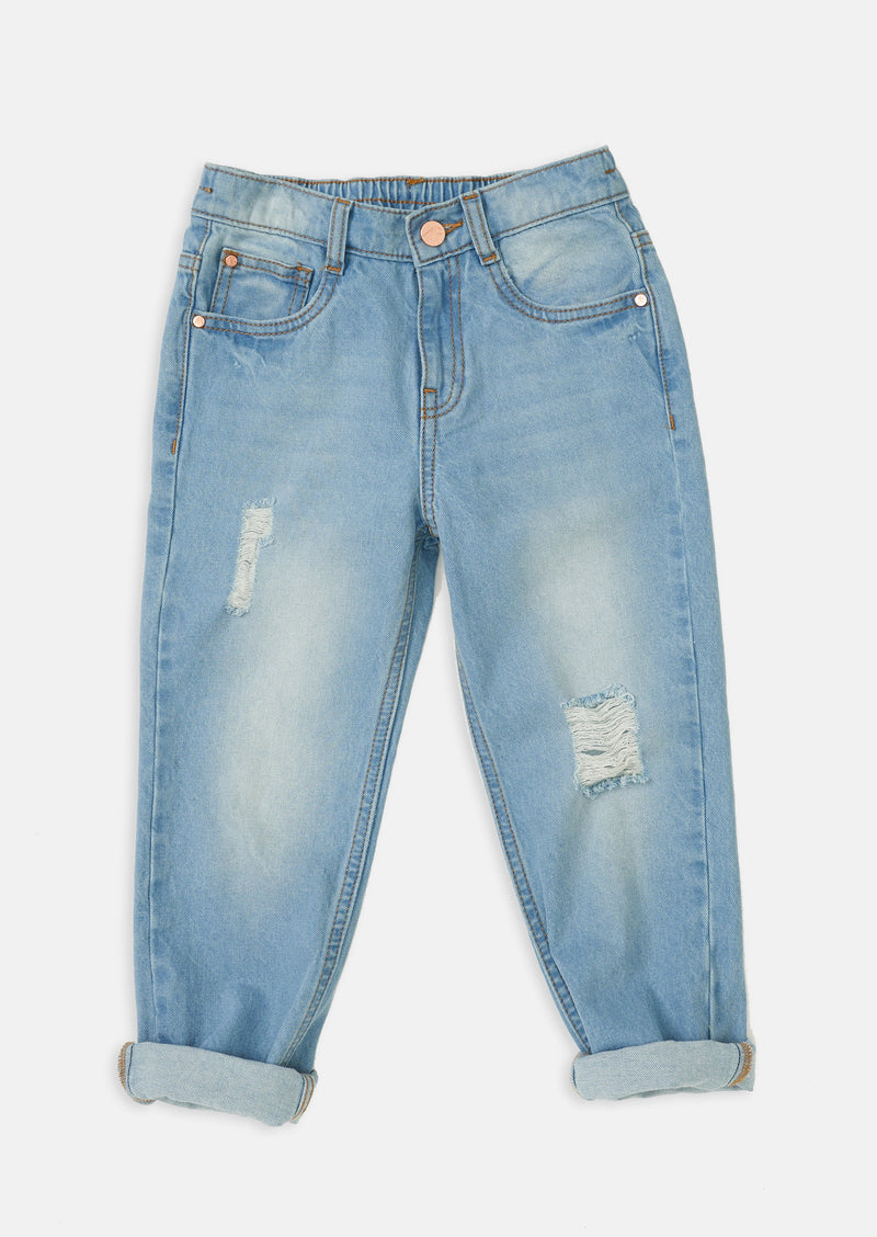 Girls Cool Blue Denim Jeans