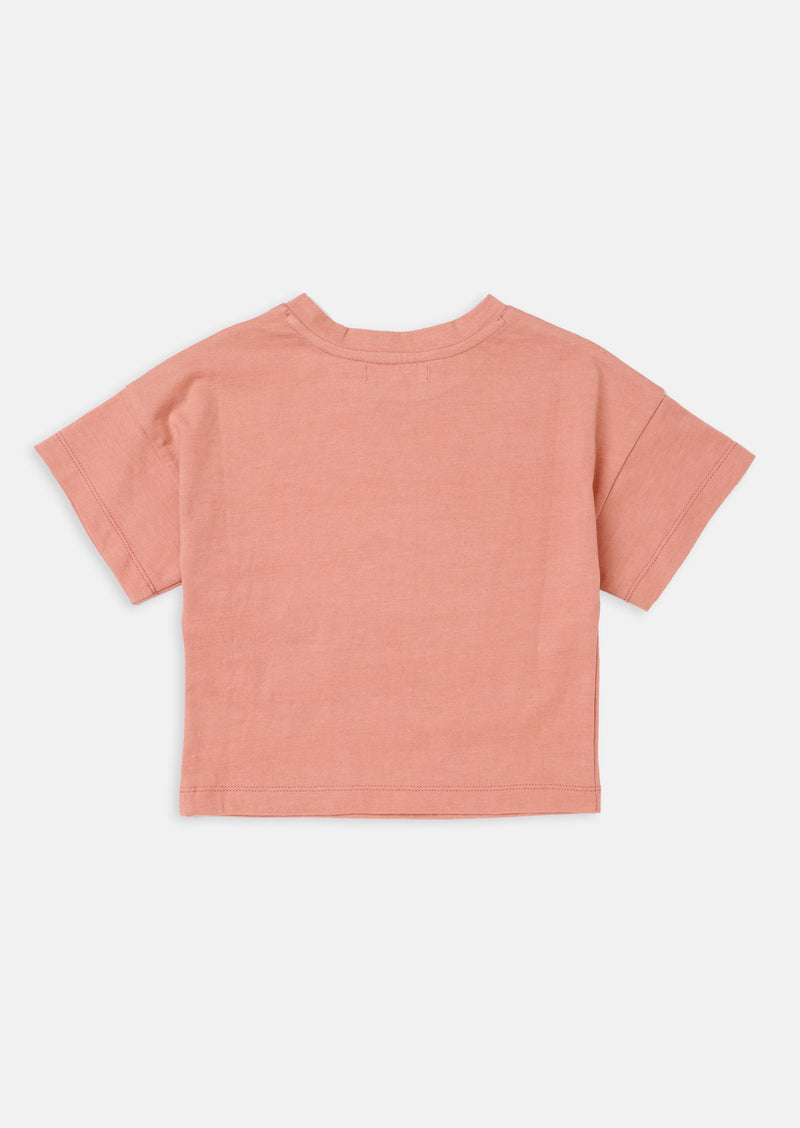 Girls Kindness Slogan Printed Pink T-Shirt