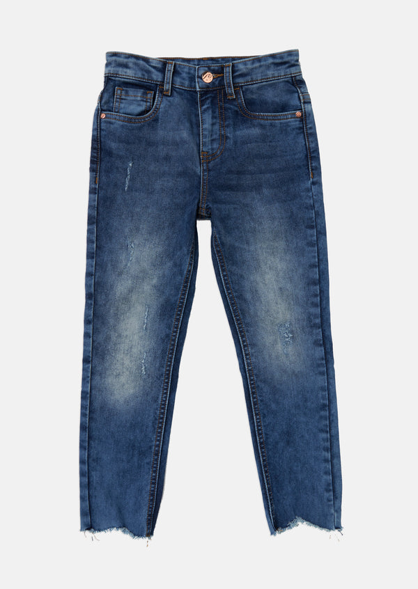 Girls Blue Denim Jeans