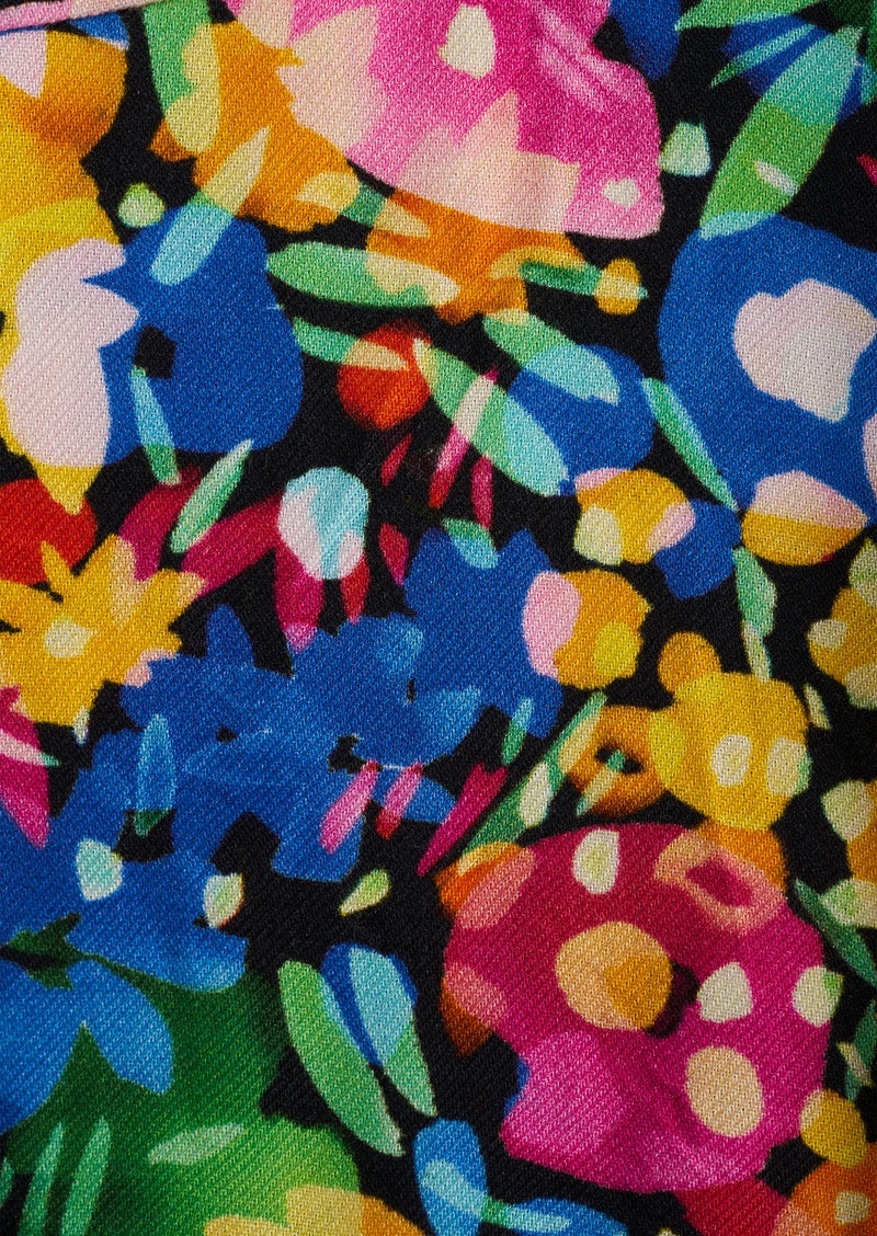 Girls Tropical Printed Woven Top