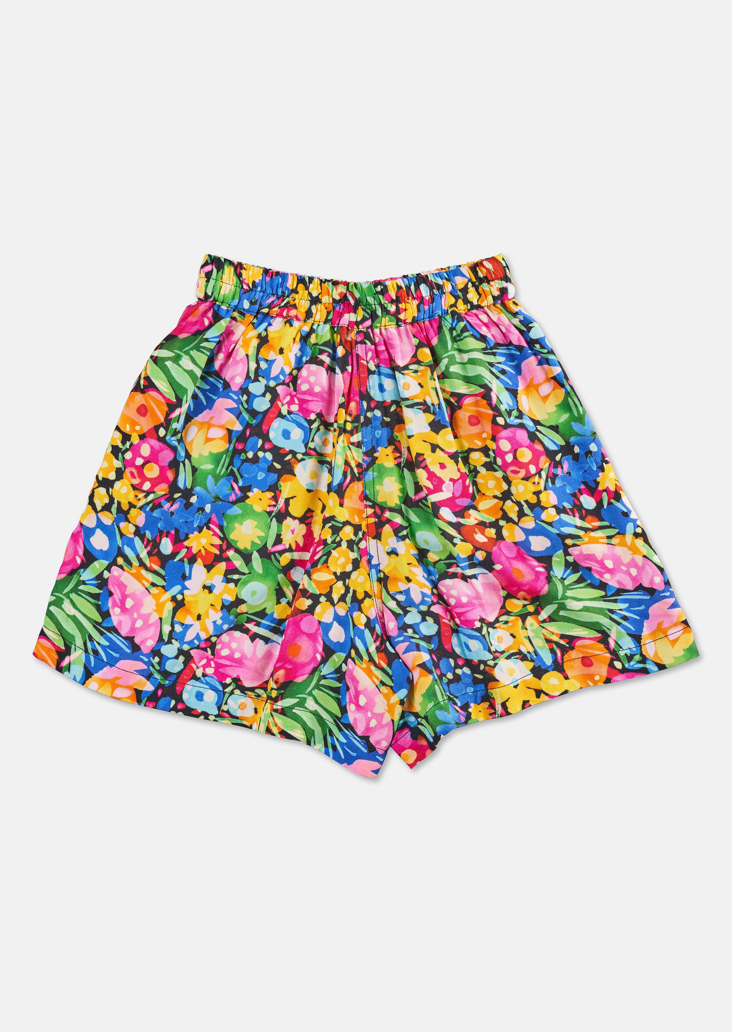 Girls Tropical Printed Woven Shorts