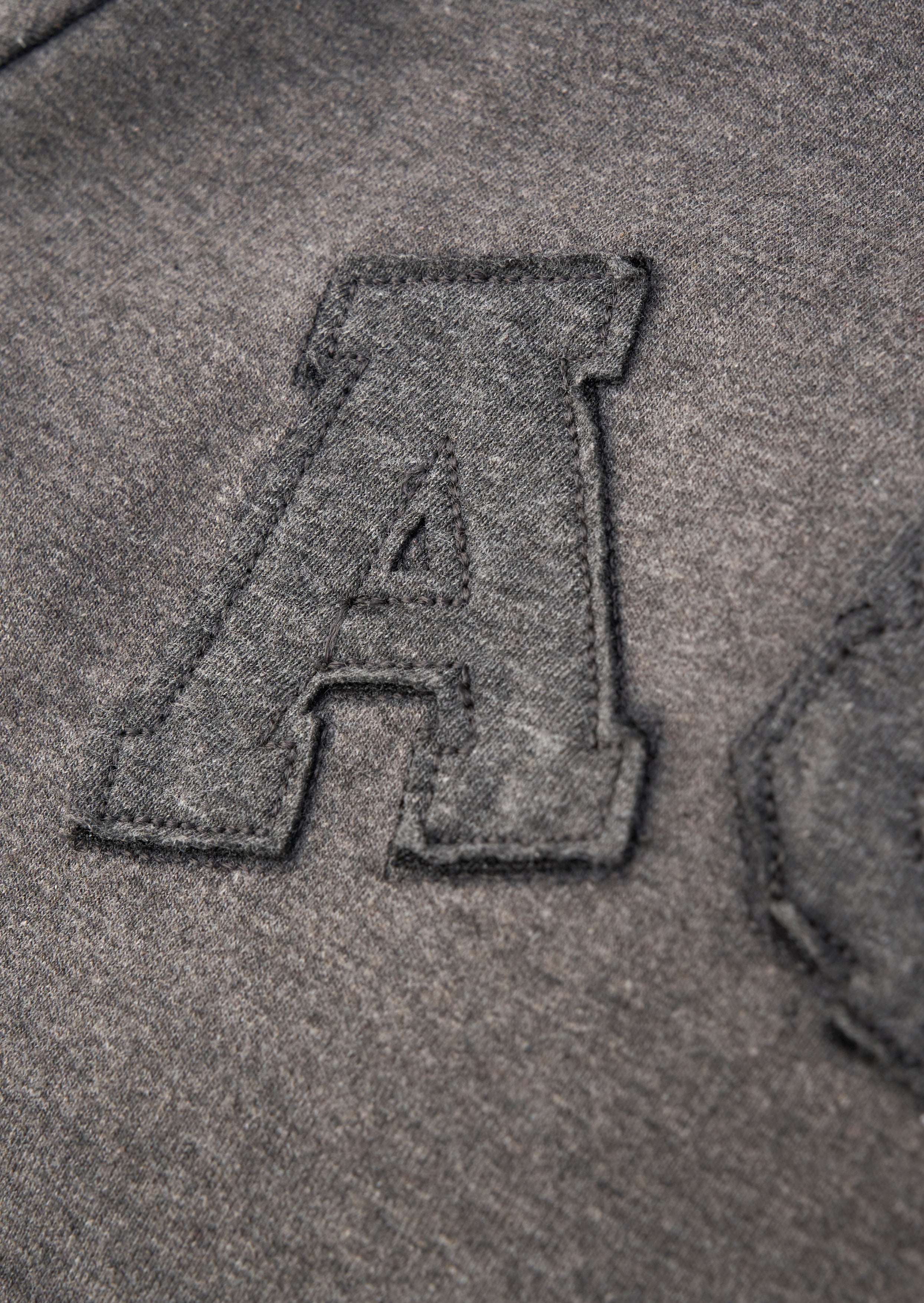 Boys Acid Wash Logo Printed Grey Sweatshirt