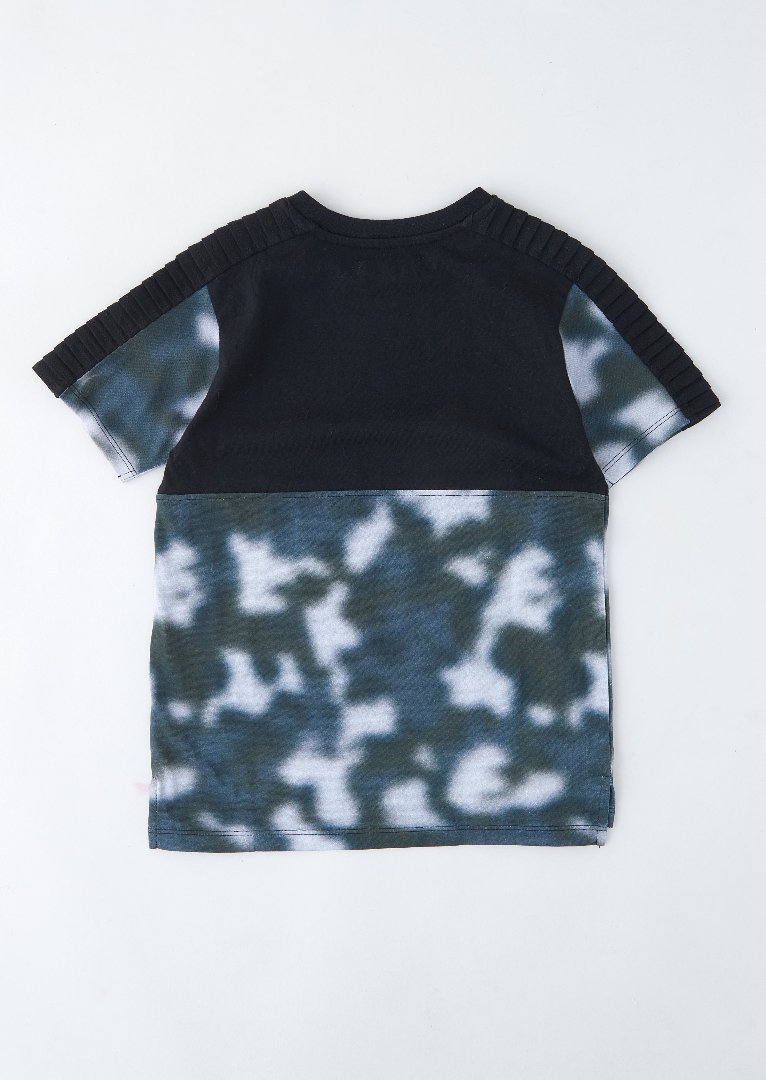 Boys Camouflage Blur Printed T-Shirt
