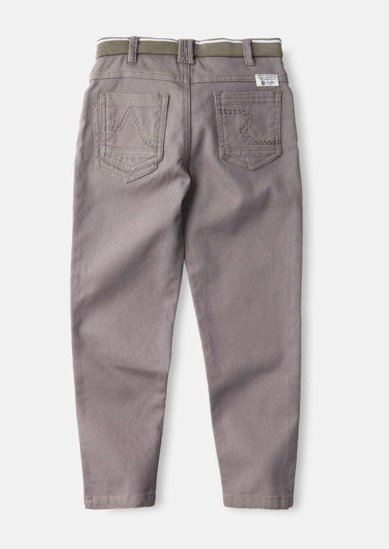 Boys Connor Smart Grey Pants