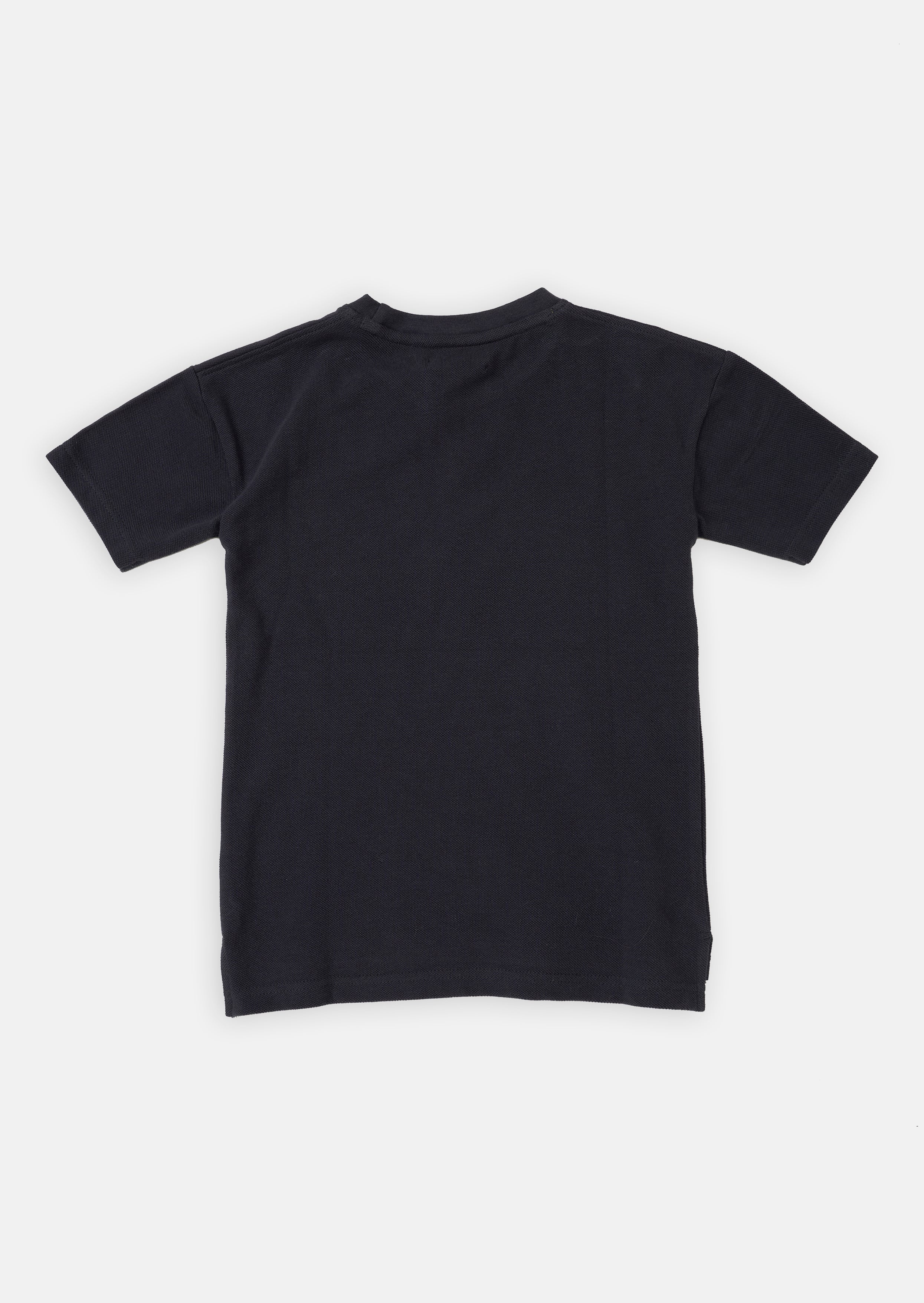 Boys World Printed Navy T-Shirt