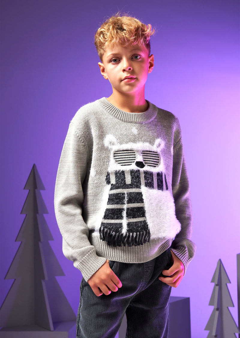 christmas polar bear jumper