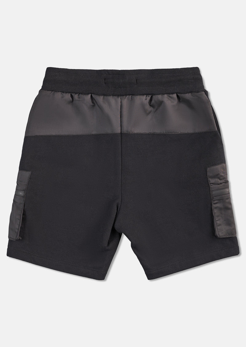 Boys Black Shorts with Pocket
