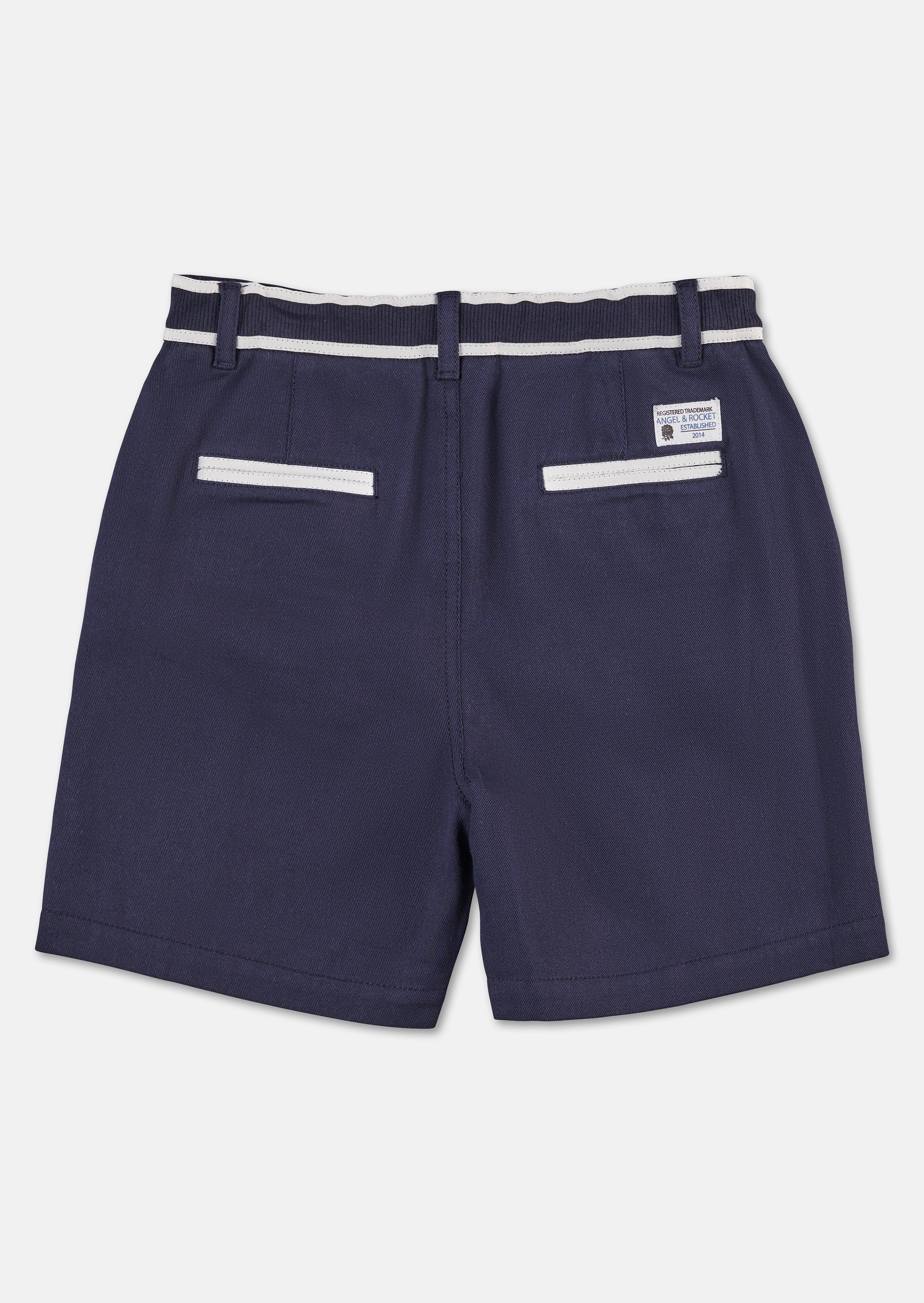 Boys Navy Smart Woven Shorts