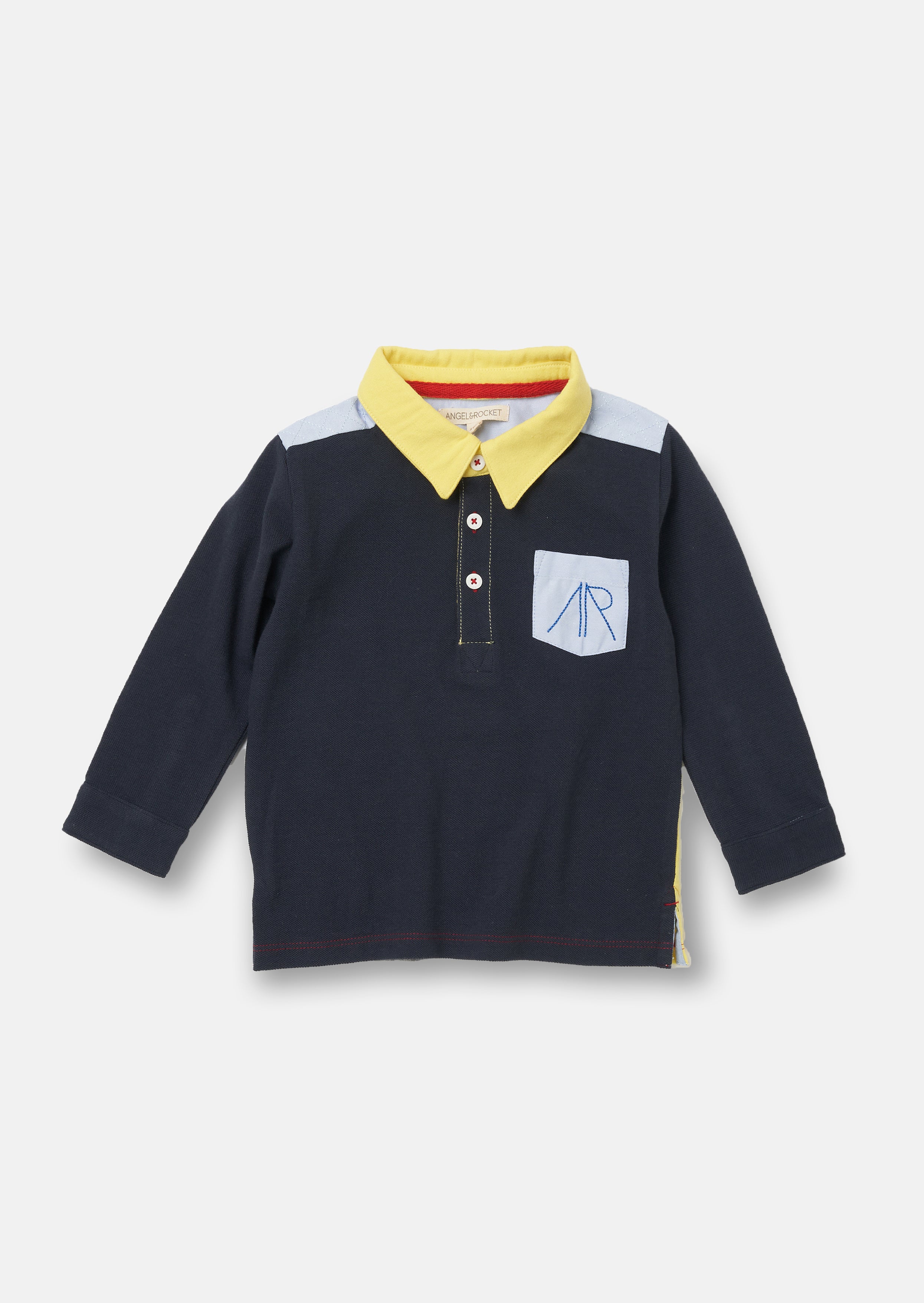 Baby Boy Navy Full Sleeves T-Shirt with Pocket