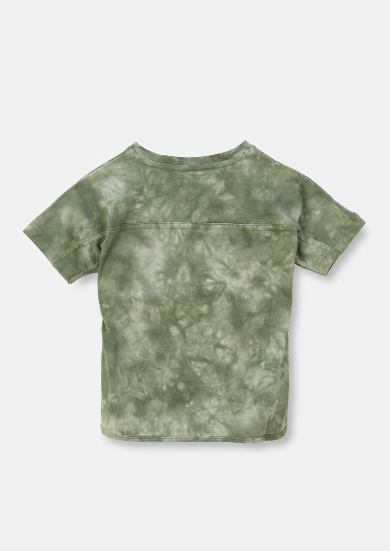 Baby Boy Green Round Neck T-Shirt