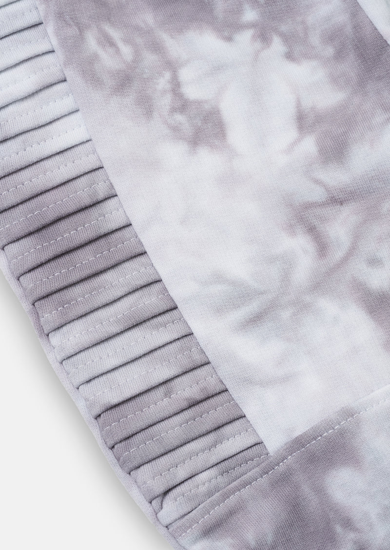 Baby Boy Tie Dye Printed Grey Joggers